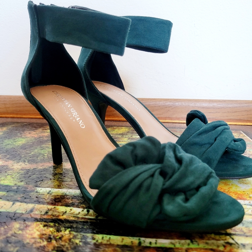 Christian Siriano for Payless Blue Green Shoes USA Size 8 | 2 inches